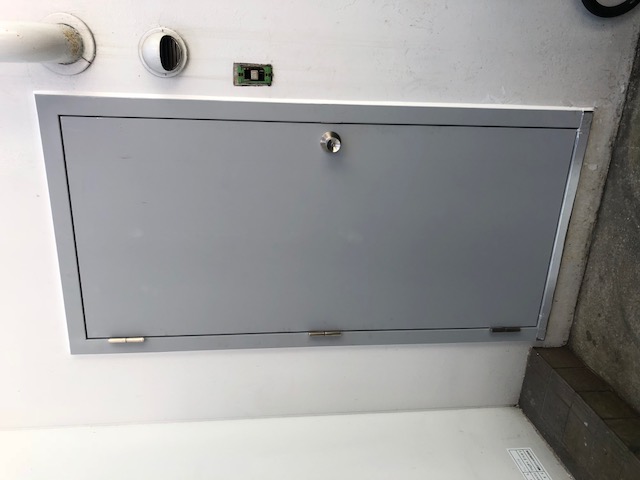 スチールドアカバー工法 施工完了